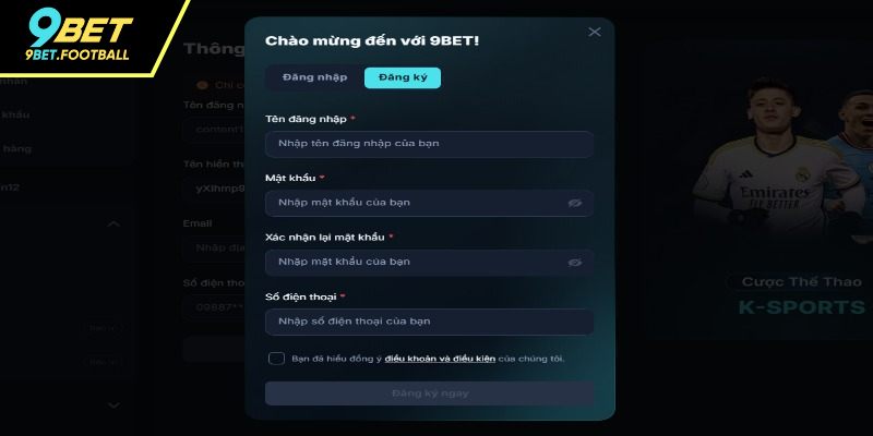 Xác thực tài khoản, trải nghiệm cá cược